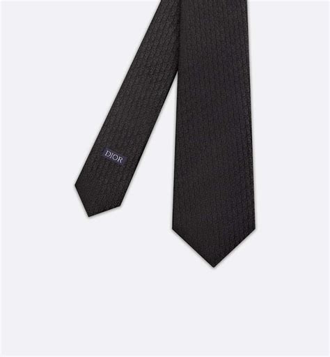 dior blacktie men|Dior Oblique Tie Black Silk .